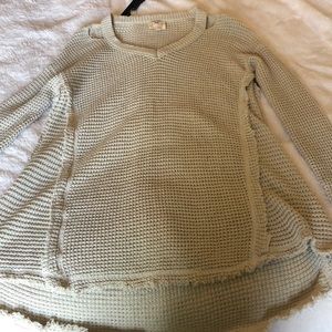 Hayden Girls Distressed Knit Sweater